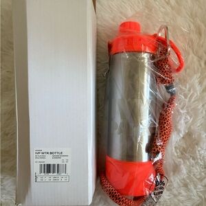 Ivy Park x Adidas Stainless Steel Water Bottle with Orange Accents
